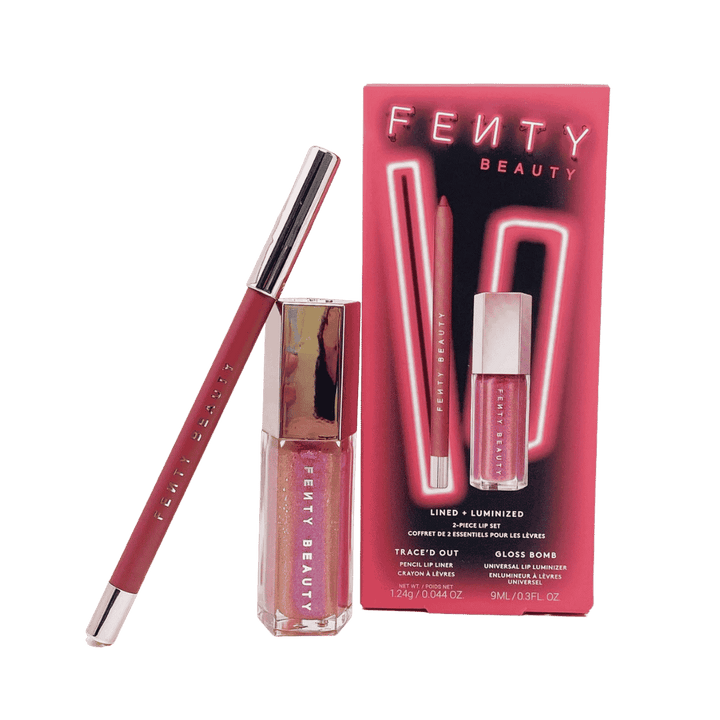 Fenty Beauty Lined + Luminized 2-Piece Lip Set - 9ml | فينتي بيوتي مجموعة مكياج شفاه قطعتين - 9 مل