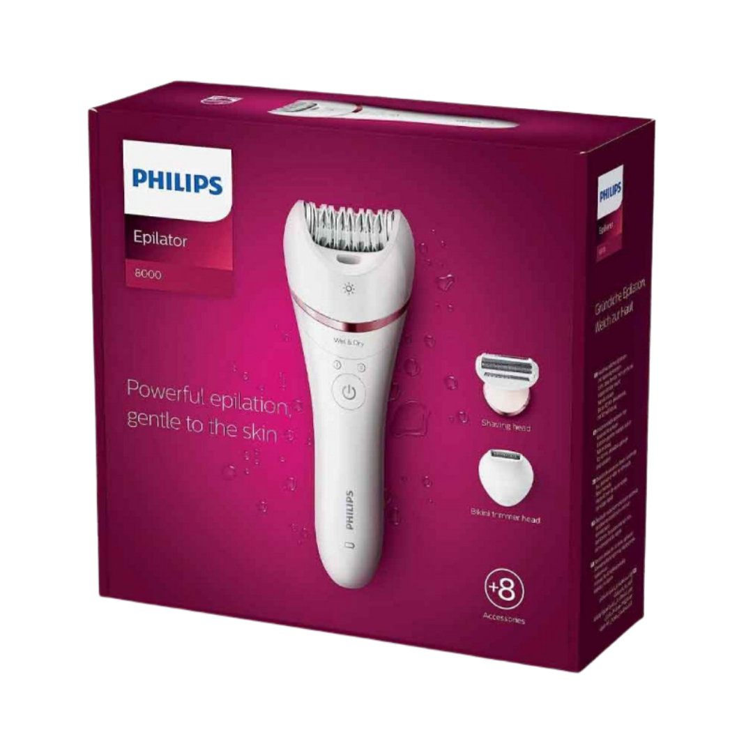 Philips 8000 Series Wet Dry Epilator | فيليبس جهاز ازالة الشعر