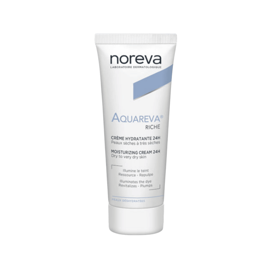 Noreva Aquareva Riche Moisturizing Cream  24h For Dry And Very Dry Skin - 40ml | نوريفا كريم غني مرطب لمدة 24 ساعة للبشرة الجافة الى الجافة جداً - 40 مل