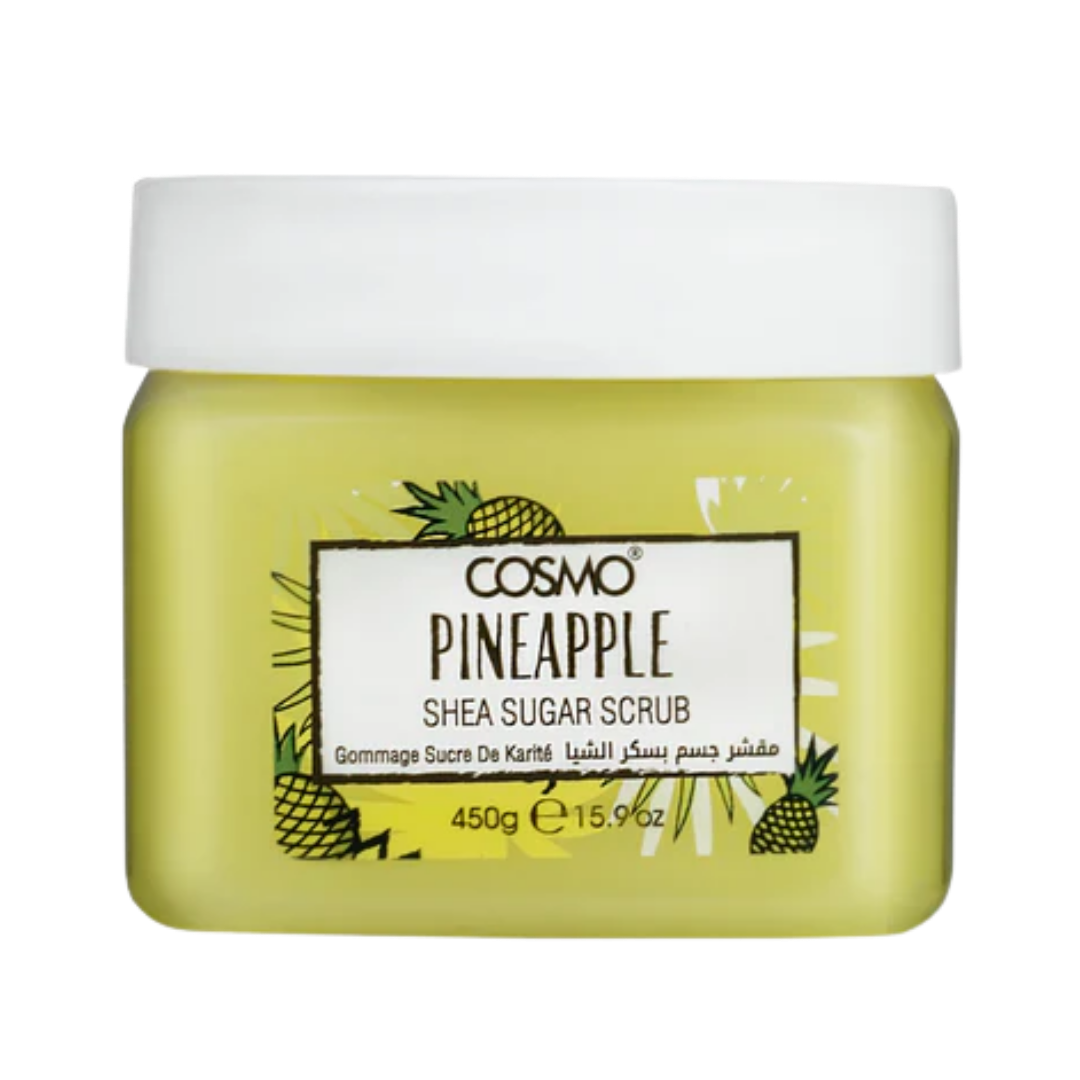 COSMO Pineapple shea sugar scrub - 450g | كوزمو مقشر الجسم بالسكر و الأناناس و الشيا - 450 غرام