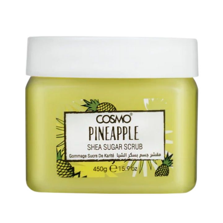 COSMO Pineapple shea sugar scrub - 450g | كوزمو مقشر الجسم بالسكر و الأناناس و الشيا - 450 غرام