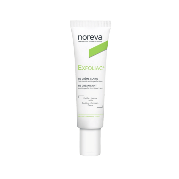 noreva Exfoliac Light Tinted Anti-imperfections Treatment -  30ml | نوريفا بي بي كريم لتغطية عيوب البشرة - 30 مل