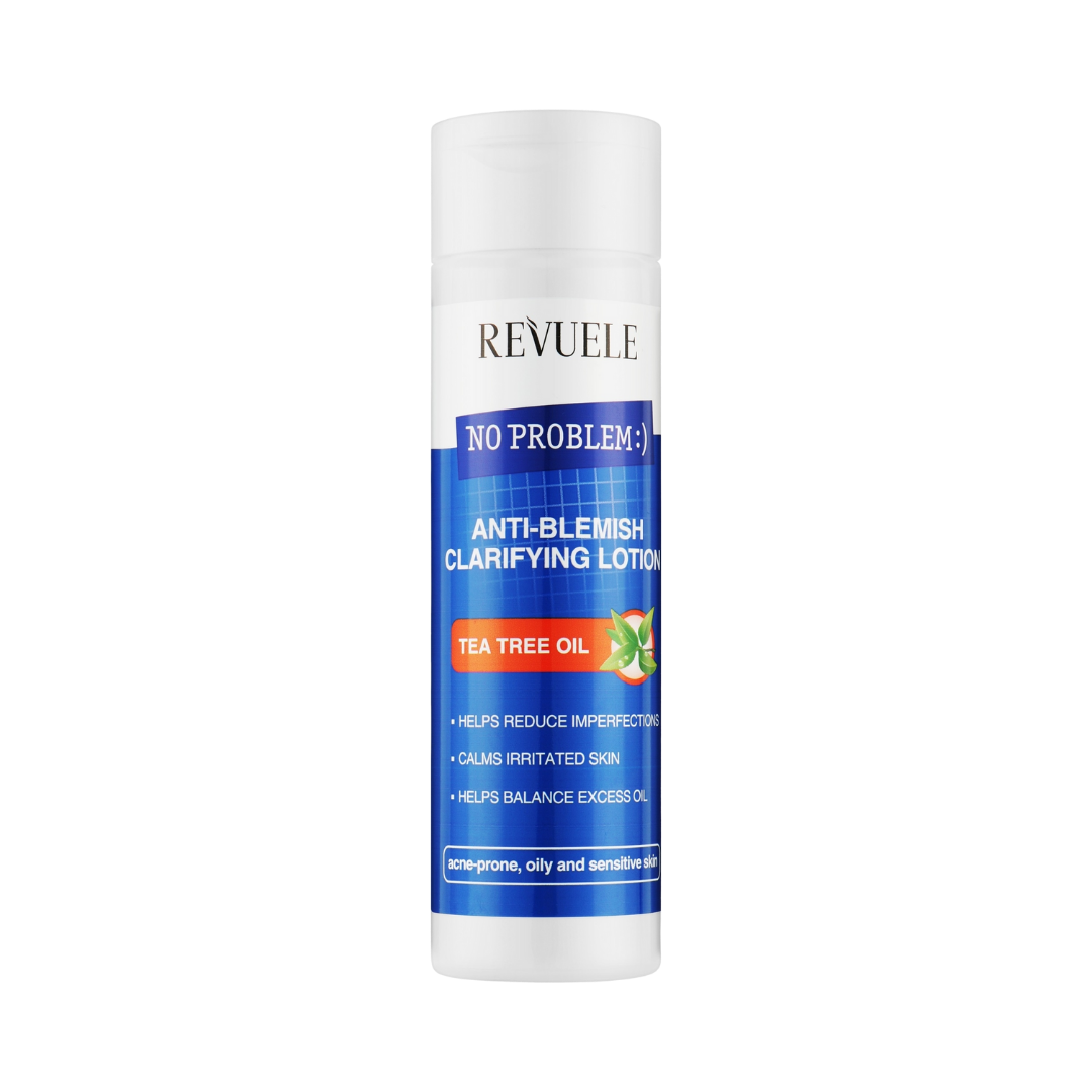 Revuele Toner Anti-Blemish Clarifying Lotion Tea Tree Oil - 200ml | ريفويل تونر للحبوب و الأثار بزيت شجرة الشاي - 200 مل