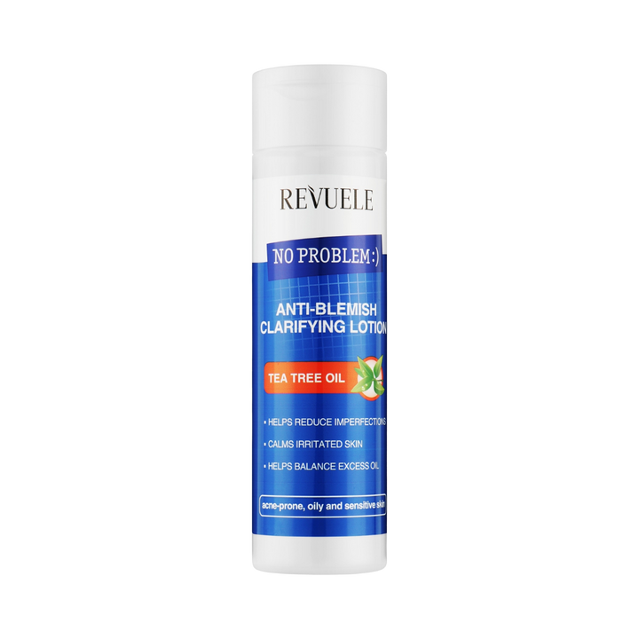 Revuele Toner Anti-Blemish Clarifying Lotion Tea Tree Oil - 200ml | ريفويل تونر للحبوب و الأثار بزيت شجرة الشاي - 200 مل