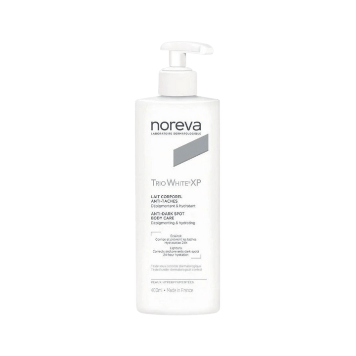 noreva Trio White XP lait corporel anti-taches - 400ml | نوريفا حليب مرطب و مفتح للجسم و التصبغات - 400 مل‏