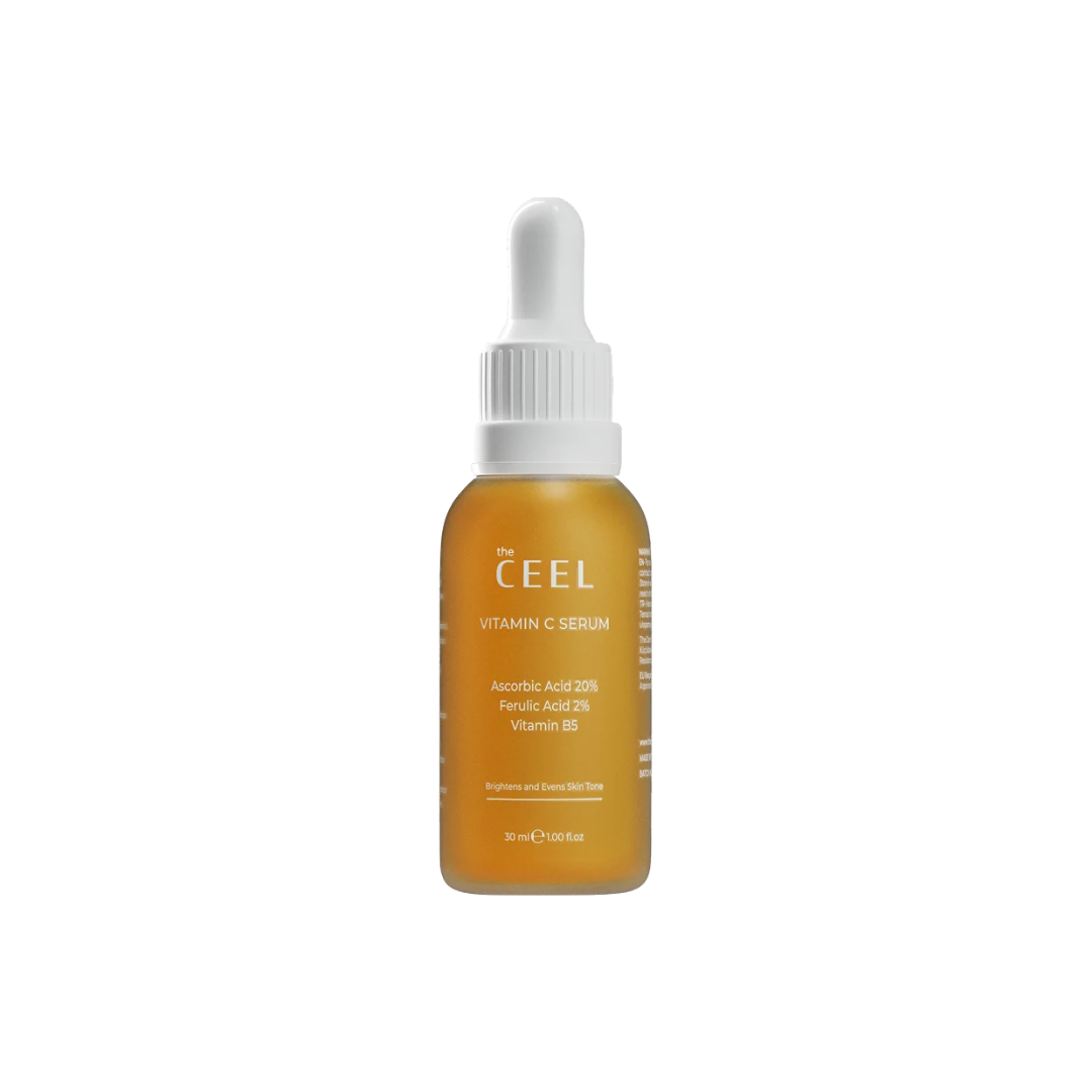 the CEEL Vitamin C Serum Brightens Evens Skin Tone - 30ml | ذا سيل سيروم فيتامين سي - 30 مل