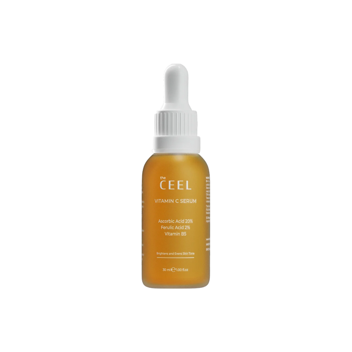 the CEEL Vitamin C Serum Brightens Evens Skin Tone - 30ml | ذا سيل سيروم فيتامين سي - 30 مل