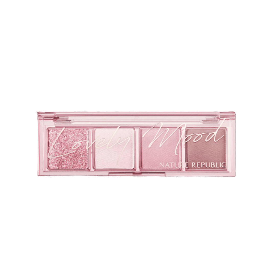 Nature Republic Paletta 03 Cool Pink Lovely Mood - 2.7 g | نيتشر ريببلك باليت اي شادو لوفلي مود - 2.7 غ