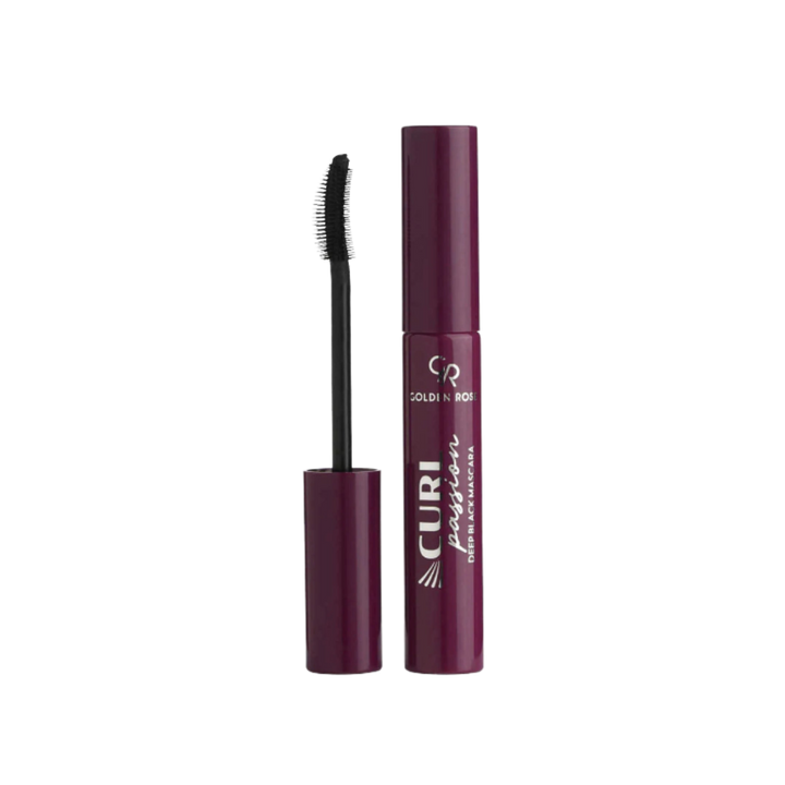 GOLDEN ROSE Curl Passion Deep Black Mascara - 9ml | كولدن روز ماسكارا كيرل باشن - 9 مل