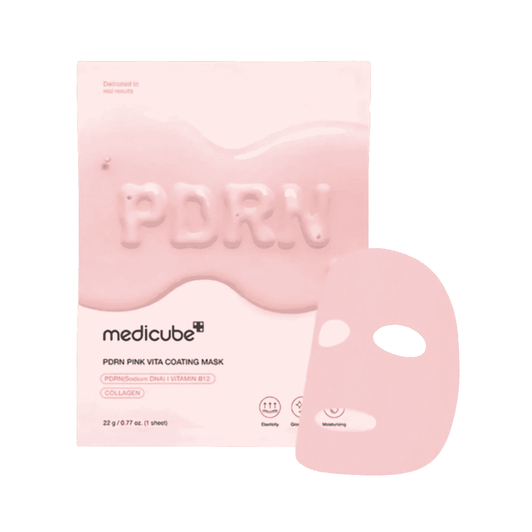 Medicube PDRN Pink Vita Coating Mask - 22g | ميدي كيوب ماسك PDRN بينك فيتا للوجه - 22 غ