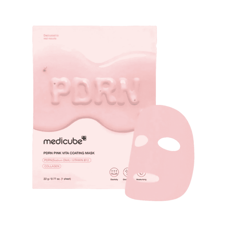 Medicube PDRN Pink Vita Coating Mask - 22g | ميدي كيوب ماسك PDRN بينك فيتا للوجه - 22 غ