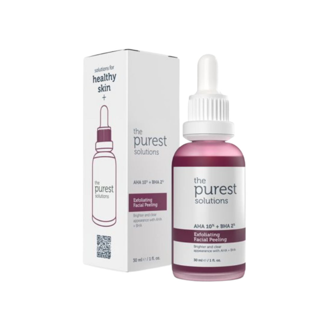The Purest Solutions Exfoliating Facial Peeling  - 30ml | ذا بيورست سيروم مقشر الأحماض - 30 مل