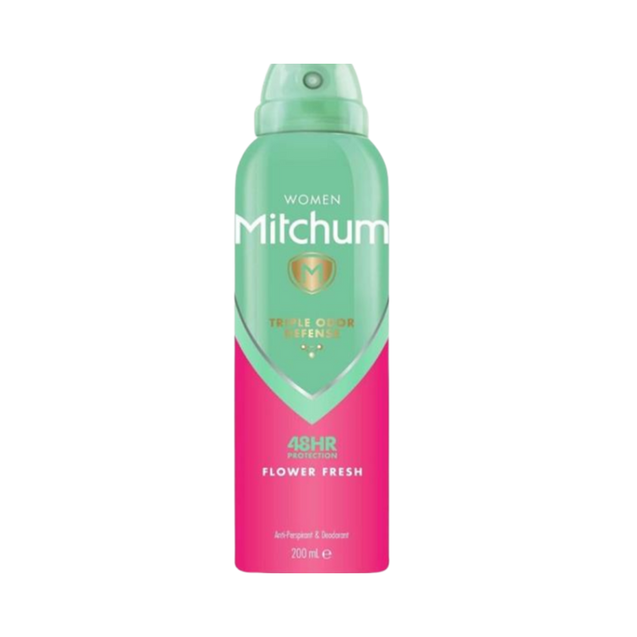 Mitchum Antiperspirant & Deodorant 48H - 200ml | ميتشوم بخاخ مزيل تعرق لمدة 48 ساعة - 200 مل
