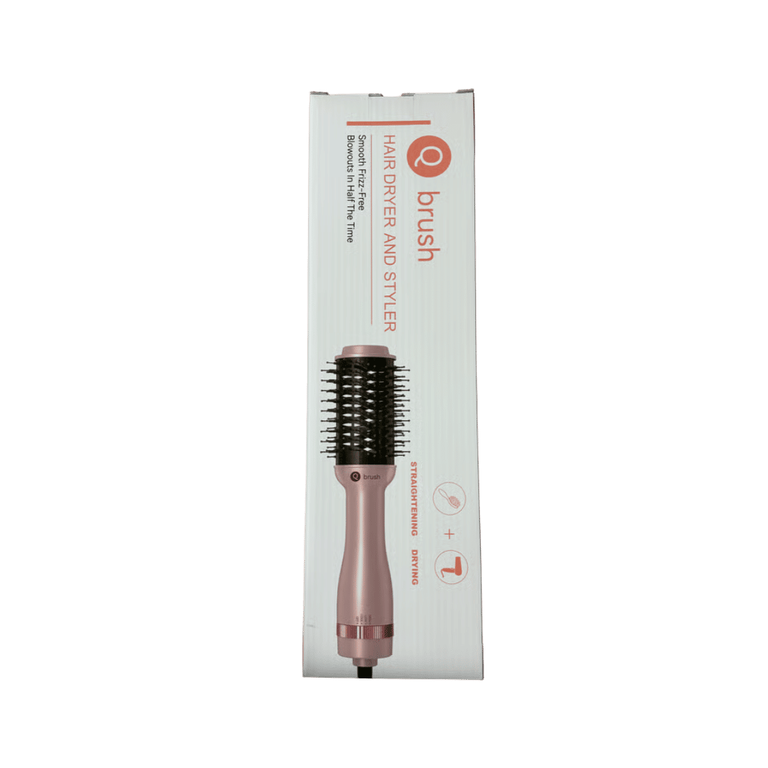 Q brush hair dryer and styler Straightening | كيو برش مجفف شعر ومصفف لتنعيم الشعر