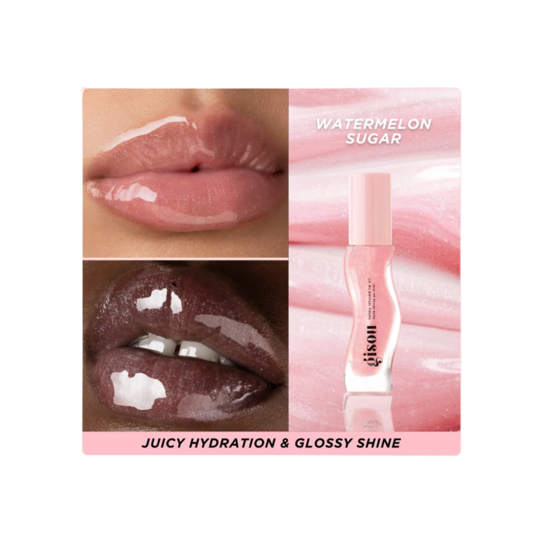 Gisou Honey Infused Lip Oil - 8ml | جيسو زيت مزطب للشفاه - ٨ مل