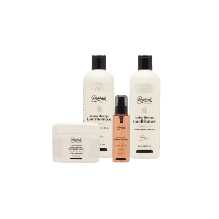 Raghad ORGANICS Aminotherapy Package Hair Line | رغد اورجانيكس مجموعة لعلاج الشعر الجاف و التالف