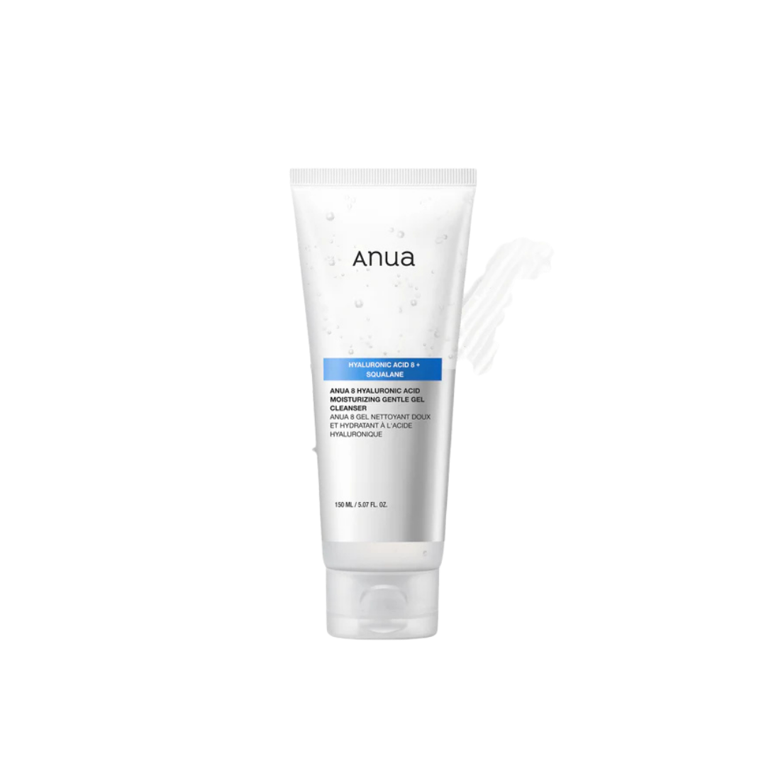 Anua 8 Hyaluronic Acid Moisturizing Gentle Gel Cleanser - 150ml | أنوا غسول جل مرطب للوجه بالهيالورونيك اسيد - 150 مل