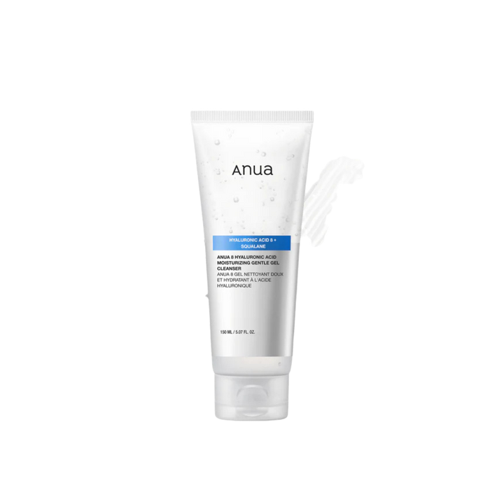 Anua 8 Hyaluronic Acid Moisturizing Gentle Gel Cleanser - 150ml | أنوا غسول جل مرطب للوجه بالهيالورونيك اسيد - 150 مل