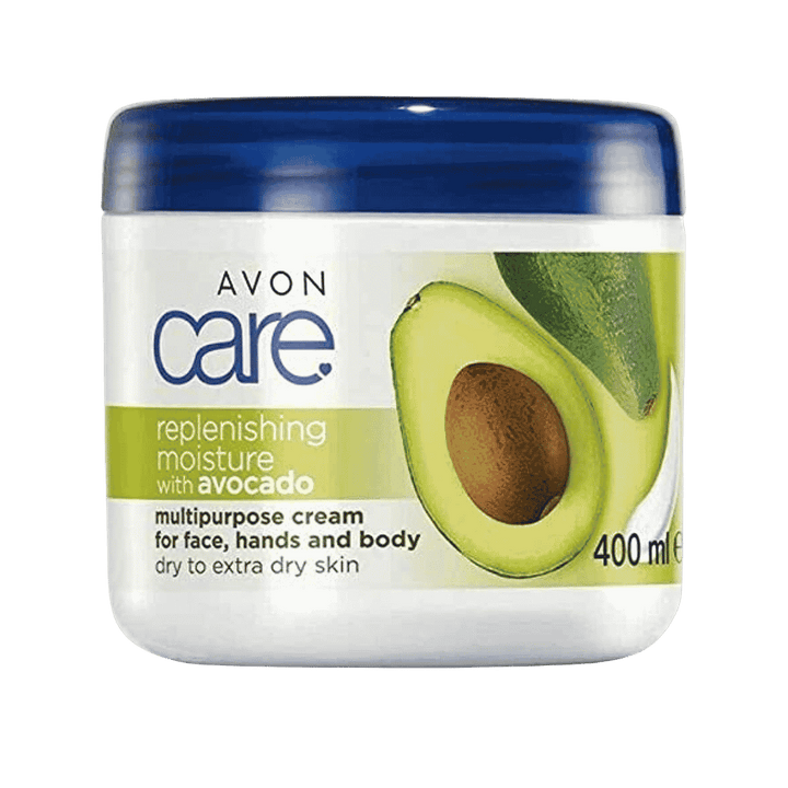 Avon Care Avocado Replenishing Multipurpose Cream Hand Body Face - 400ml | افون كريم مرطب للجسم ولليدين بالافوكادو - 400مل