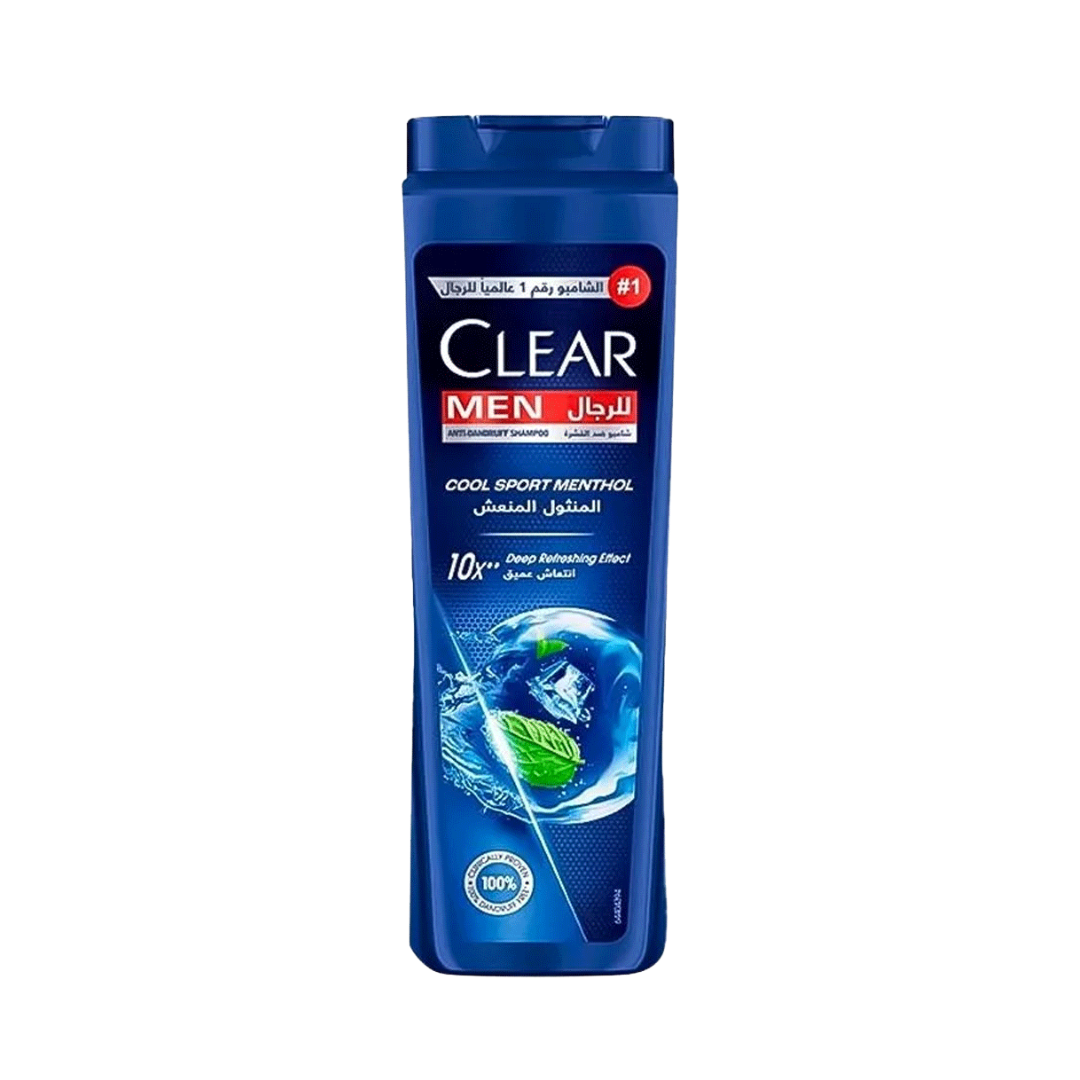 Clear  Anti-dandruff Shampoo Cool Sport Menthol - 360ml | شامبو كلير ضد القشرة بتركيبة النعناع الرياضي المنعش - 360 مل