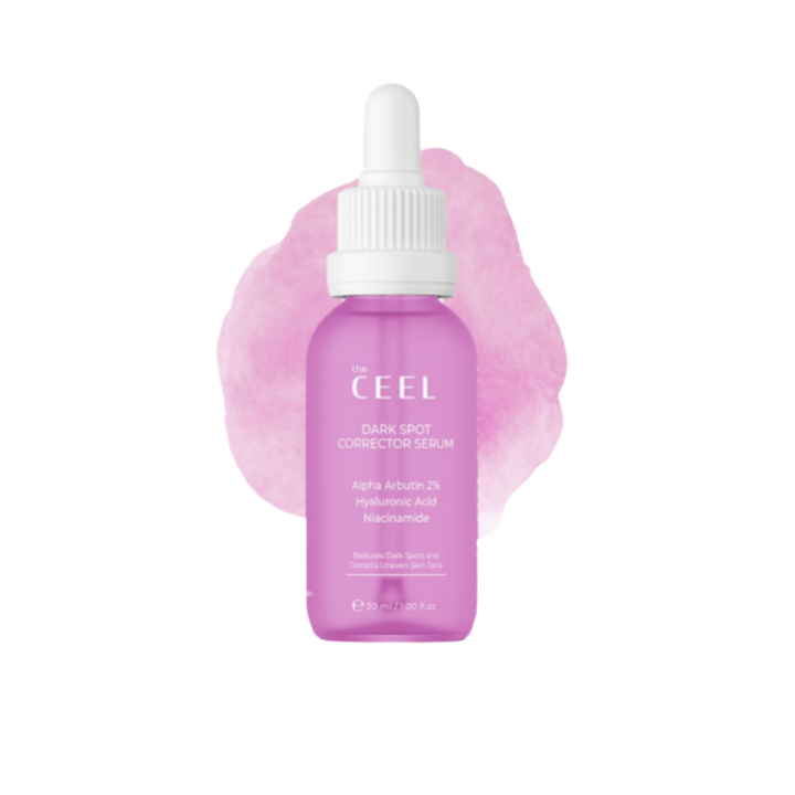 the CEEL Dark Spot Corrector Serum Alpha Arbutin 2% Hyaluronic Acid Niacinamide - 30ml | ذا سيل سيروم للتصبغات - 30 مل