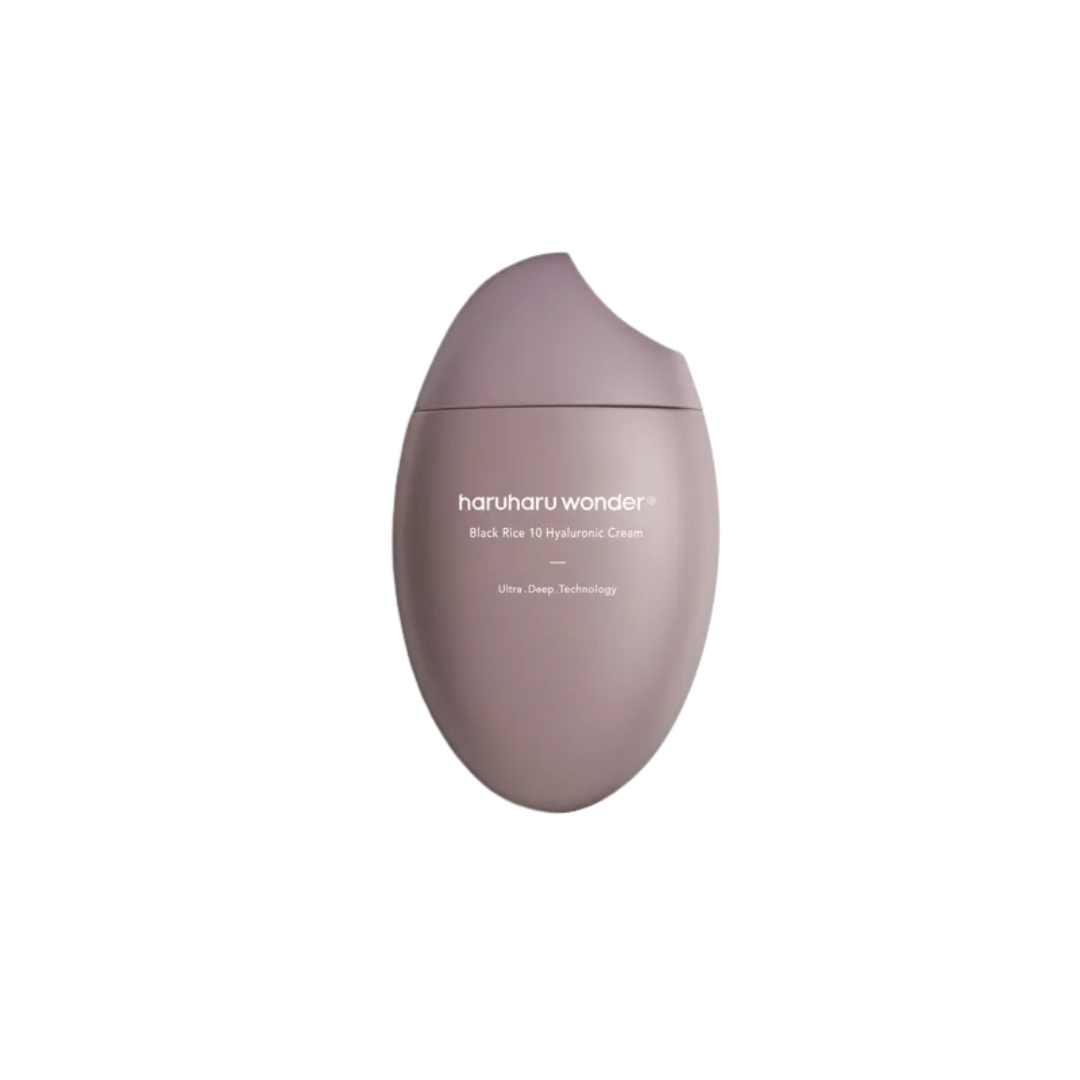 haruharu wonder BLACK RICE 10 Hyaluronic Cream  - 50ml | هاروهارو وندر كريم الوجه بالأرز الاسود و الهيالورونيك اسيد - 50 مل