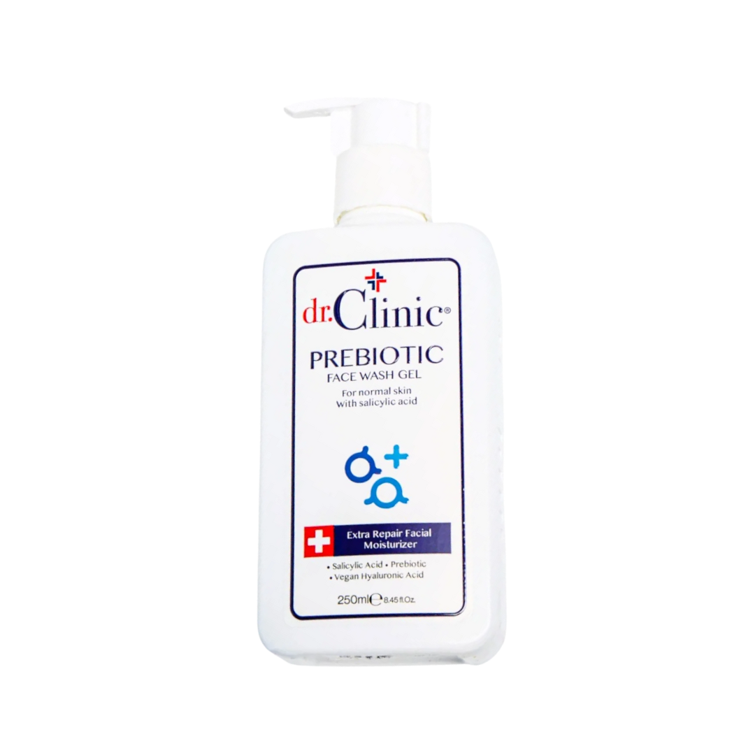 dr.Clinic Prebiotic Face Wash Gel For Normal Skin With Salicylic Acid - 250ml | دكتور كلينك غسول جل للوجه بالساليسيليك اسيد - 250 مل