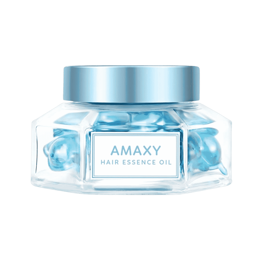 AMAXY Pepairing Hair Vitamin Oil - 30 Capsules | اماكسي زيت للشعر لإصلاح التلف - 30 كبسولة