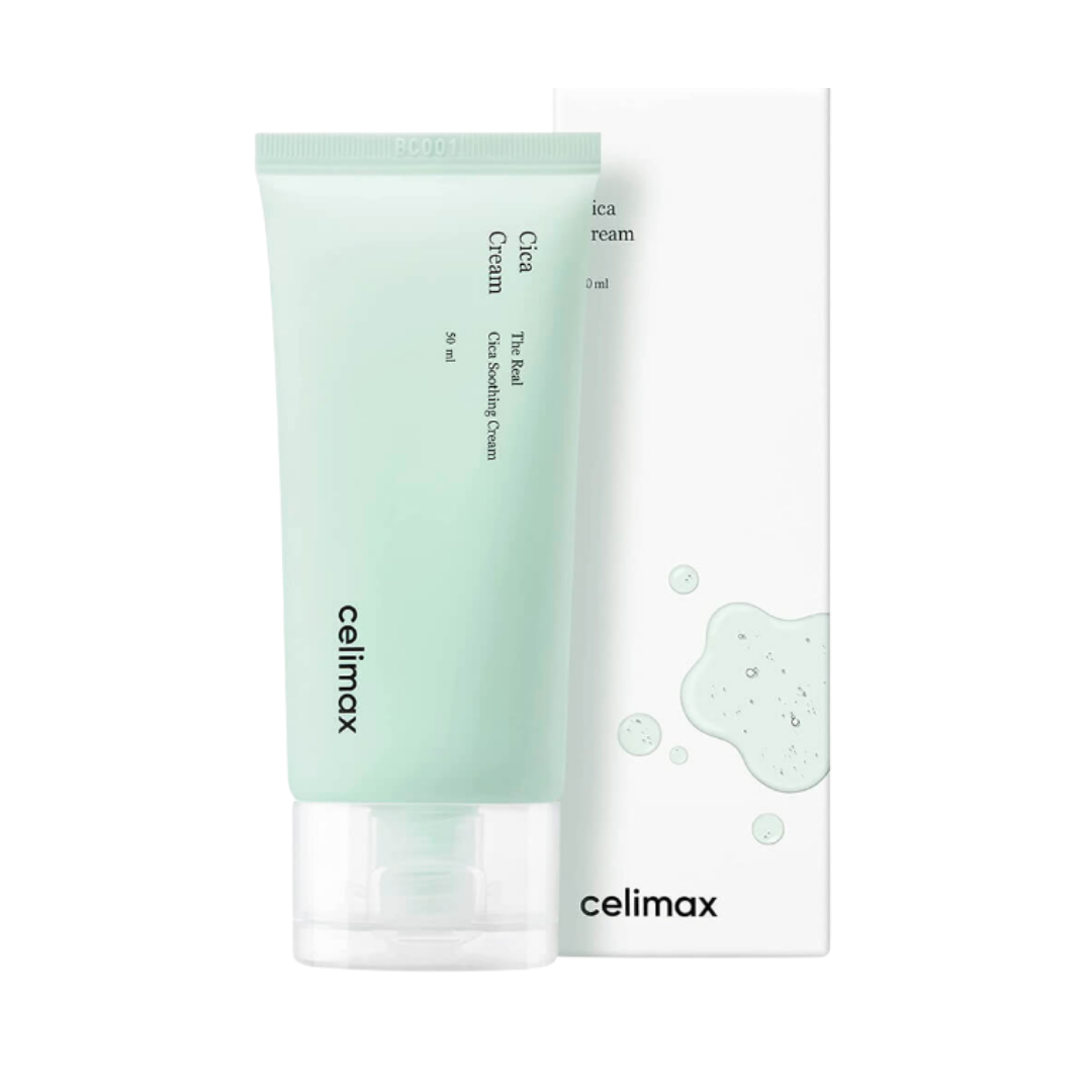 celimax The Real Cica Soothing Cream - 50ml | سيليماكس كريم السيكا المرمم و المهدئ للبشرة - 50 مل