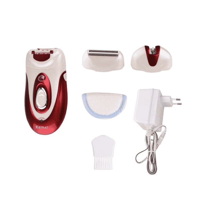 KEMEI Dry For Women 3 In 1 Lady Shaver Beauty Set | كيمي جهاز حلاقة نسائي 3 في 1