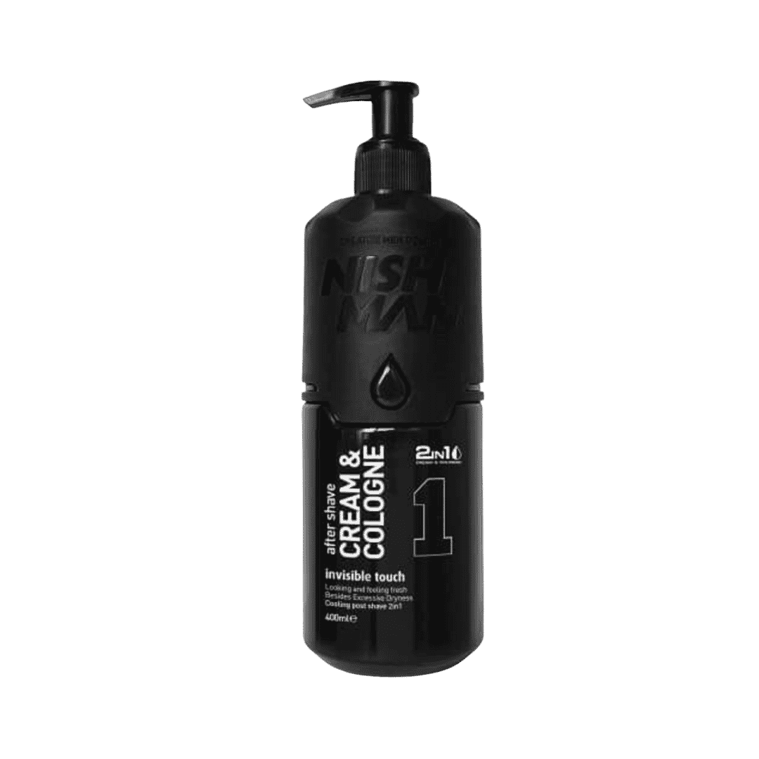 NISH MAN Cream & Cologne City Senior - 400ml|نيشمان كريم وكولونيا بعد الحلاقة 2 في 1 -400 مل