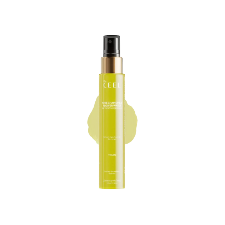 the CEEL Pure Chamomile Flower Water Skin & Hair - 100ml | ذا سيل بخاخ مرطب بماء الورد للبشرة و الشعر - 100 مل