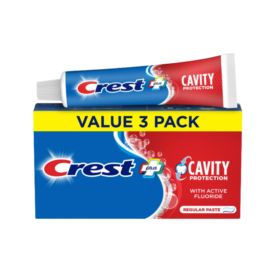 Crest Cavity Protection Toothpaste - Regular - 484g | كريست معجون أسنان للحماية من التسوس - 484 غرام