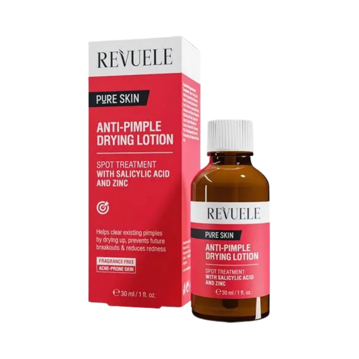 Revuele Anti-pimple drying lotion - 30ml | ريفويل محلول موضعي لعلاج حب الشباب - 30 مل