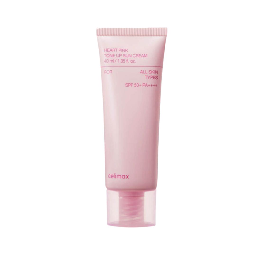 Celimax Heart Pink Tone Up Sun Cream - 40ml | سيليماكس كريم واقي شمسي - 40 مل