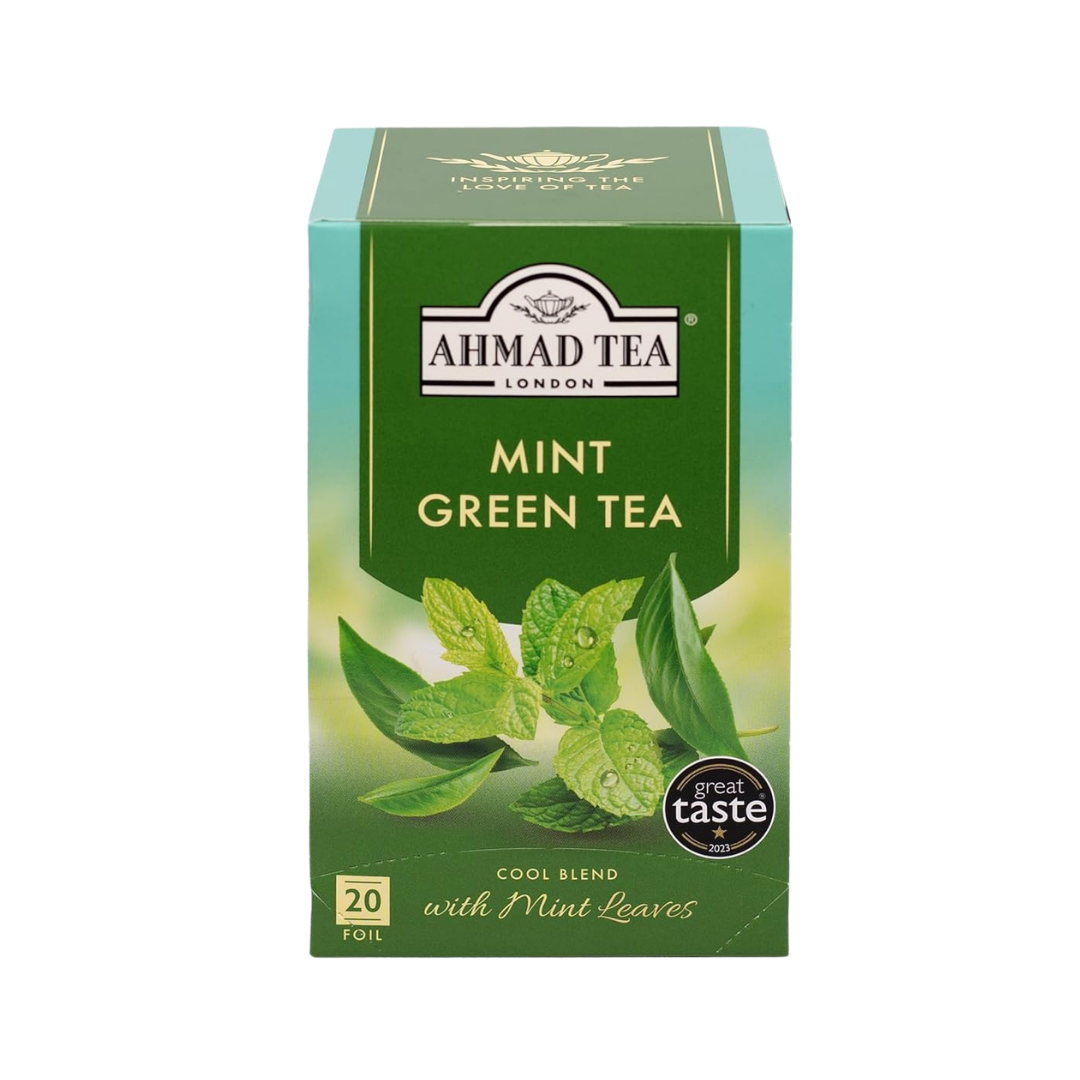 Ahmad Tea Mint Green Tea - 20 Pcs | شاي احمد شاي النعناع - 20 كيس