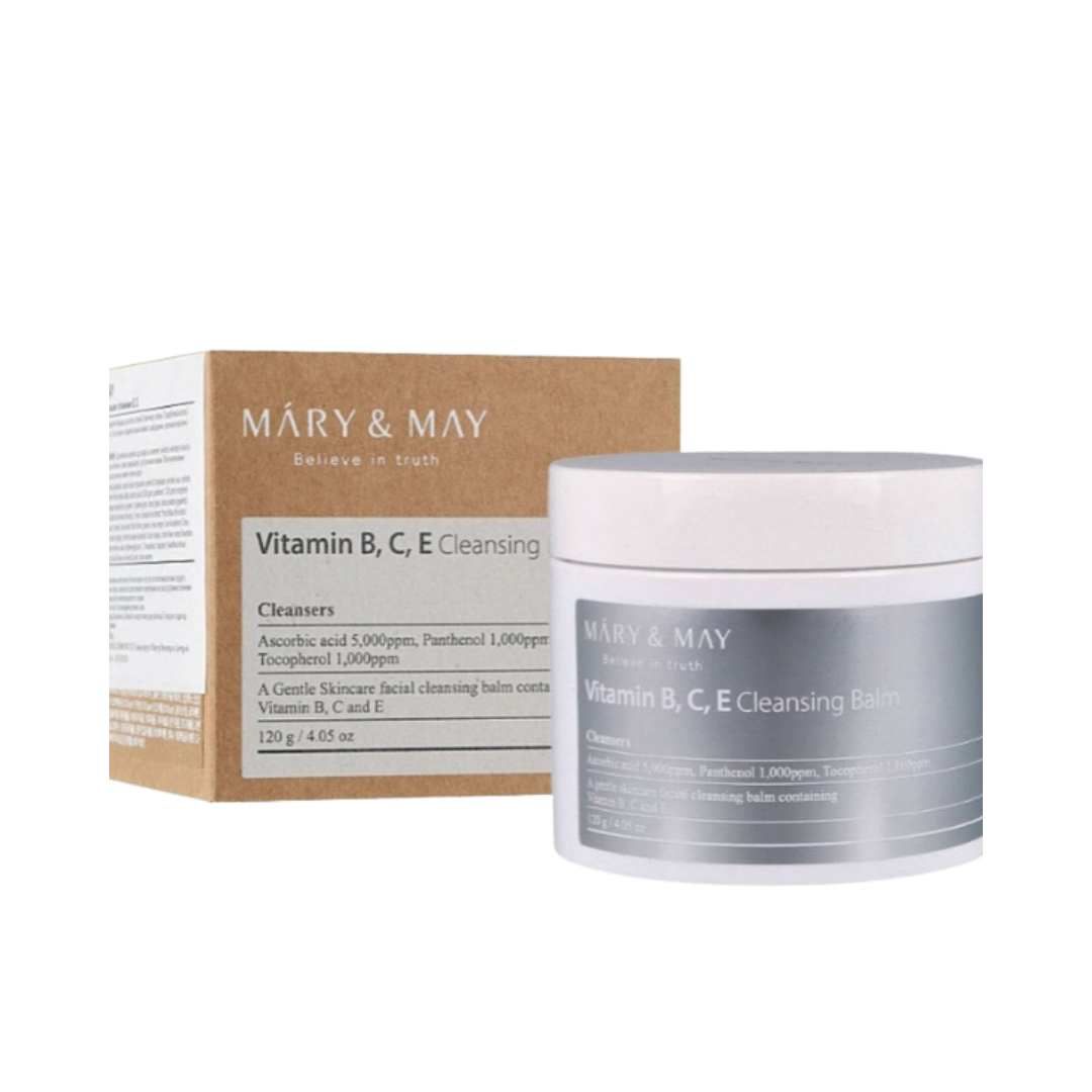 Mary & May Vitamine B,C,E Cleansing Balm - 120 g | ماري اند ماي  بالم منظف للوجه - 120 غرام