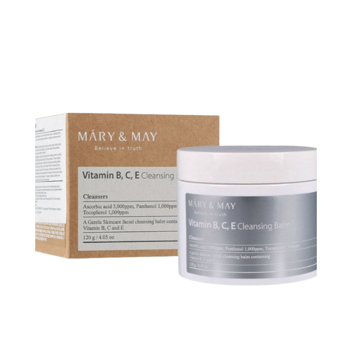 Mary & May Vitamine B,C,E Cleansing Balm - 120 g | ماري اند ماي  بالم منظف للوجه - 120 غرام