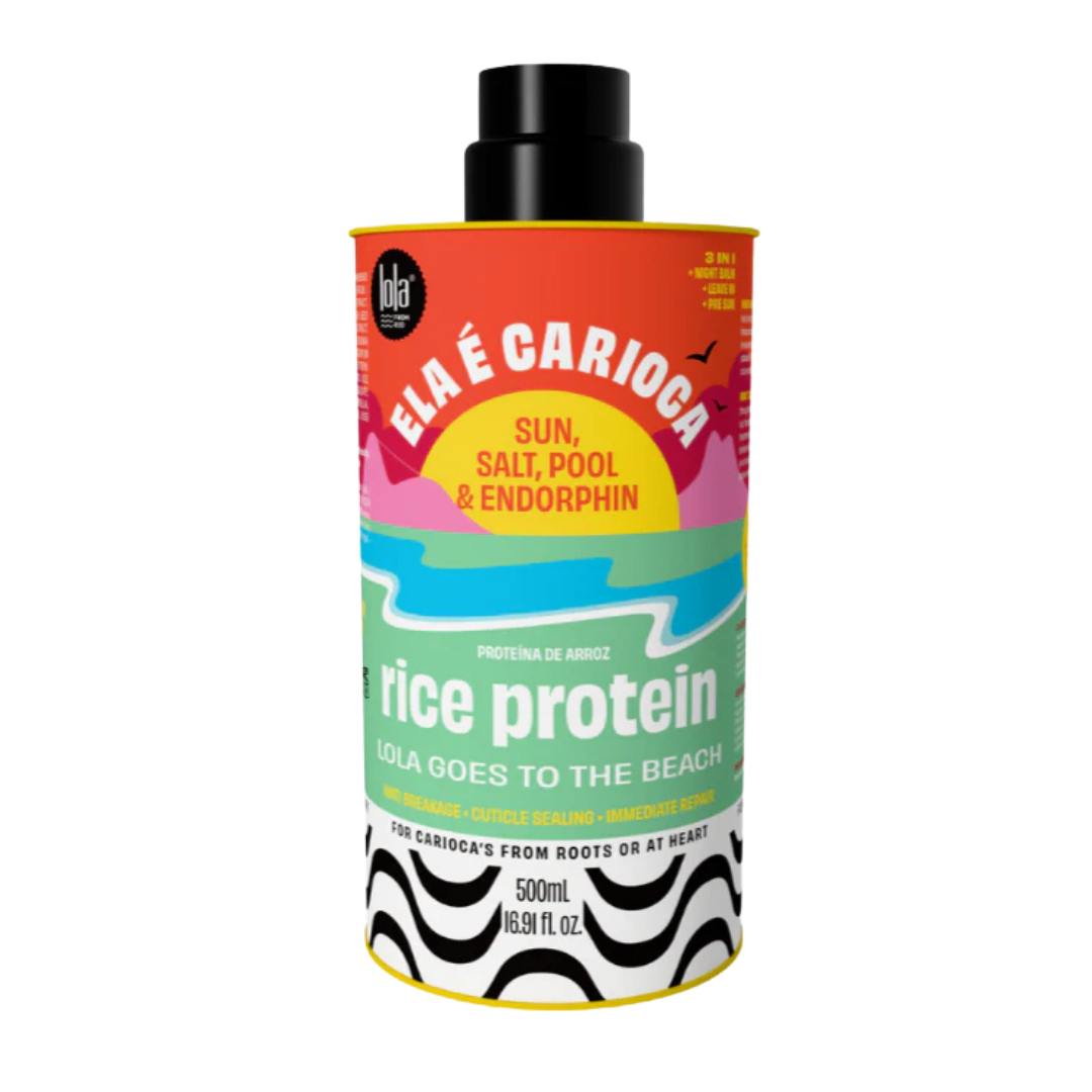 Lola from Rio Ela E Carioca Rich Protein Lola Gose to The Beach - 500ml | لولا فروم ريو كريم بروتين للشعر الضعيف و التالف - 500 مل