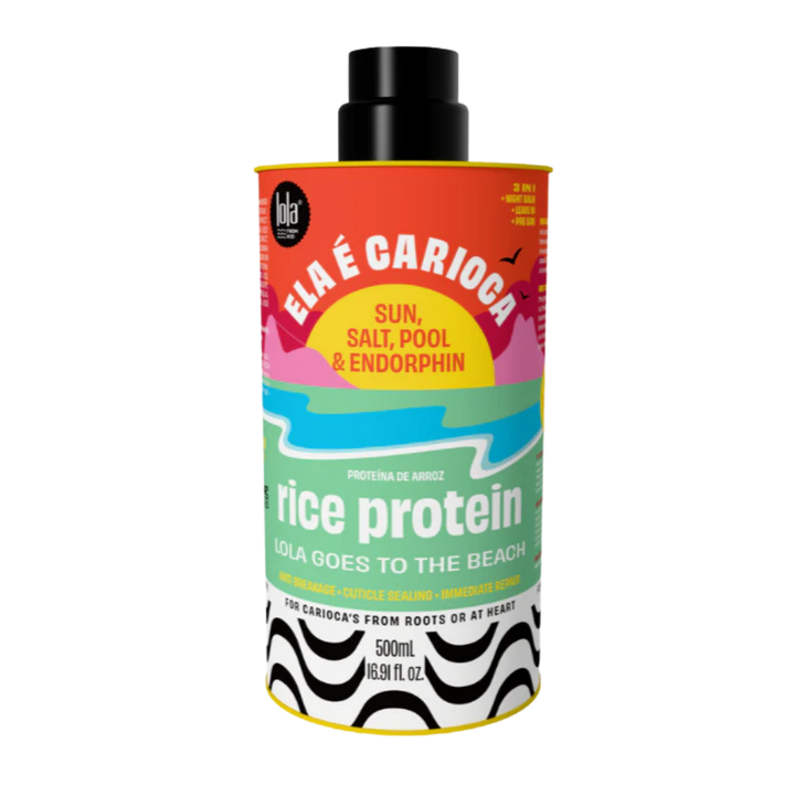 Lola from Rio Ela E Carioca Rich Protein Lola Gose to The Beach - 500ml | لولا فروم ريو كريم بروتين للشعر الضعيف و التالف - 500 مل