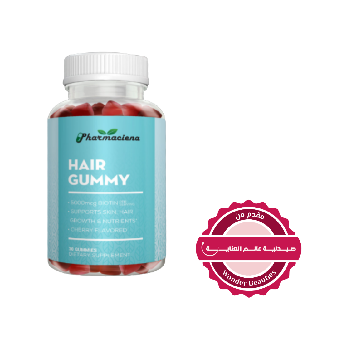 Pharmaciena Hair Gummy 30 Gummies | فارماسينا مكمل غذائي لدعم صحة الشعر - 30 علكة