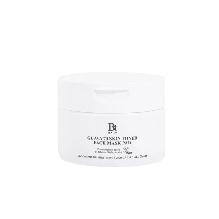 BENTON Guava 70 Skin Toner Face Mask Pad - 210ml | بينتون وسادات قناع التونر - 210 مل