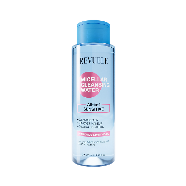 Revuele Micellar Cleansing Water All in 1 for sensitive skin - 400ml | ريفويل ميسيلار للبشرة الحساسة - 400 مل