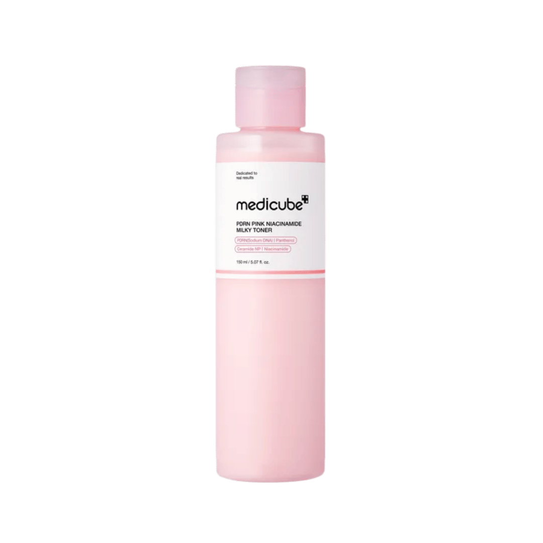 Medicube PDRN Pink Niacinamide Milky Toner - 150ml | ميدي كيوب تونر حليبي نياسيناميد وردي - 150مل