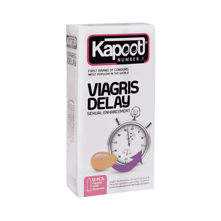 Kapoot Viagris Delay - 12 Pcs | كبوت واقيات ذكرية تؤخر القذف - 12 قطعة