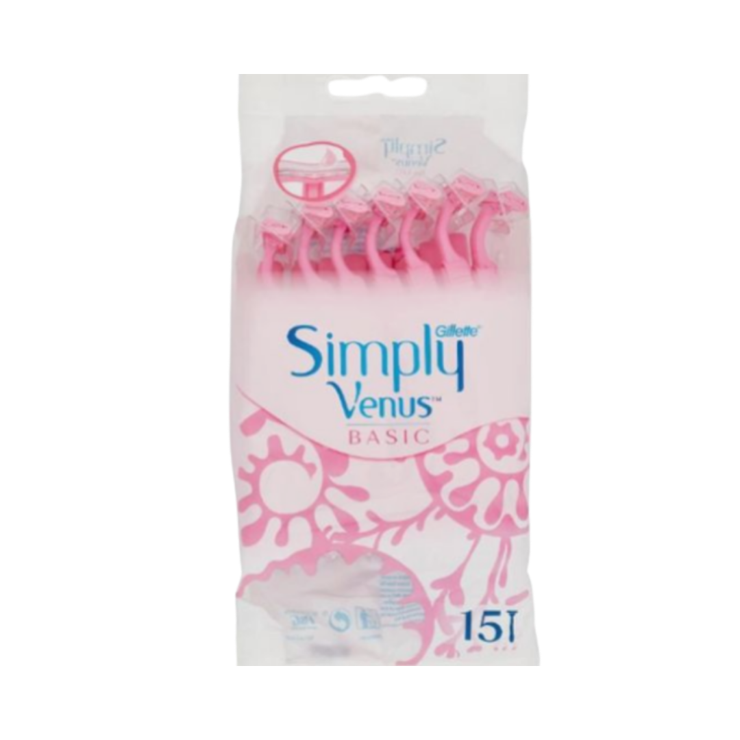Simply Venus Basic 2-Blade Disposable Razors - 5ct | Kevirên jinan ên Gillette Venus, 5 perçe
