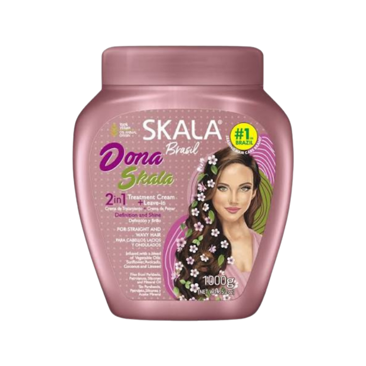 Skala Dona 2 in 1 Creme  - 1000g | سكالا  كريم للشعر المموج 2 في 1 كريم - 1000 غرام
