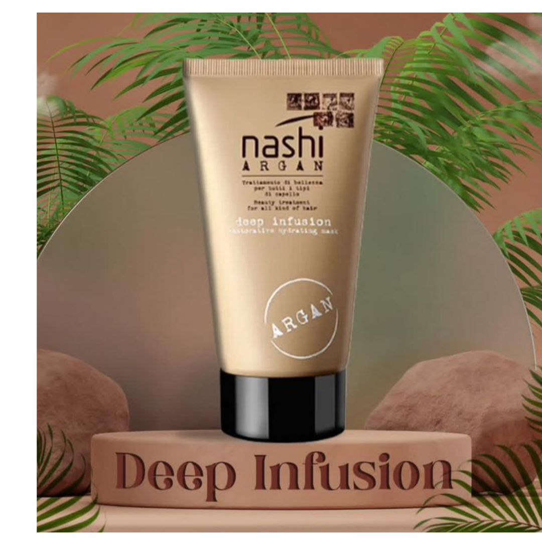 nashi Argan Deep Infusion Restorative Hydrating Mask - 150ml |ناشي أرغان ماسك ترميمي ومرطب بعمق -150 مل