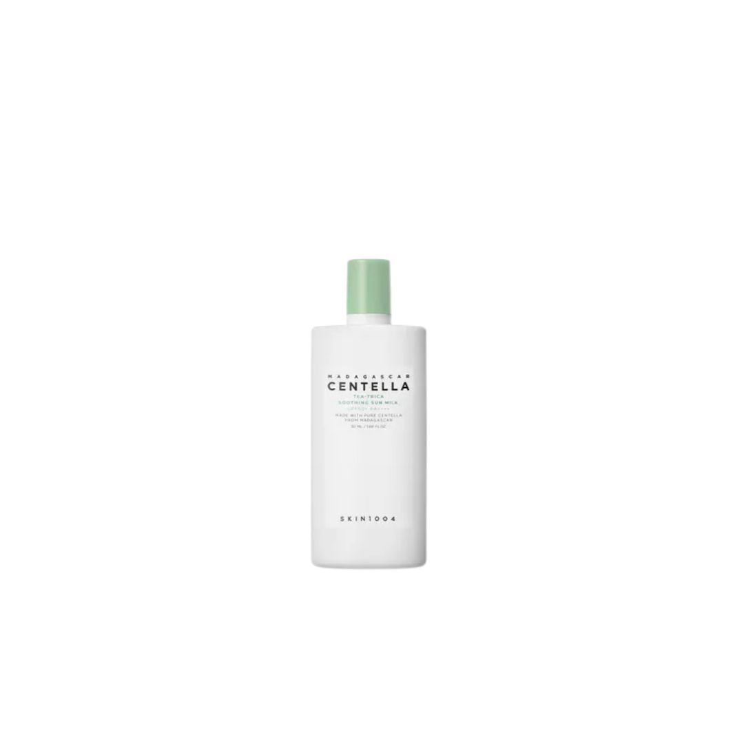 SKIN1004 Tea-Trica Soothing Sun Milk Spf50 - 50ml | سكين1004 واقي شمسي حليبي spf50 بالشاي و السيكا - 50 مل