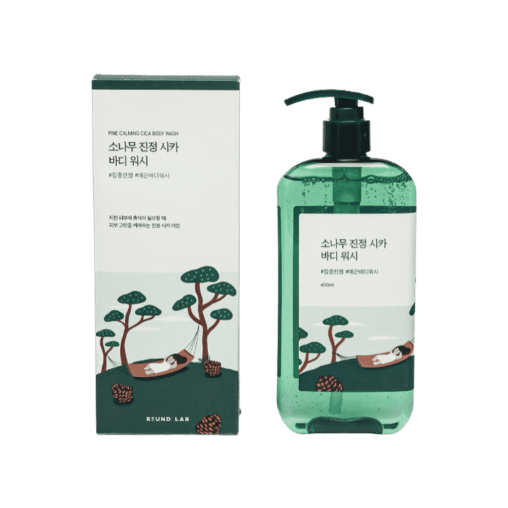Round Lab Pine Calming Cica Body Wash - 400ml | راوند لاب غسول جسم مهدئ بالصنوبر - 400مل